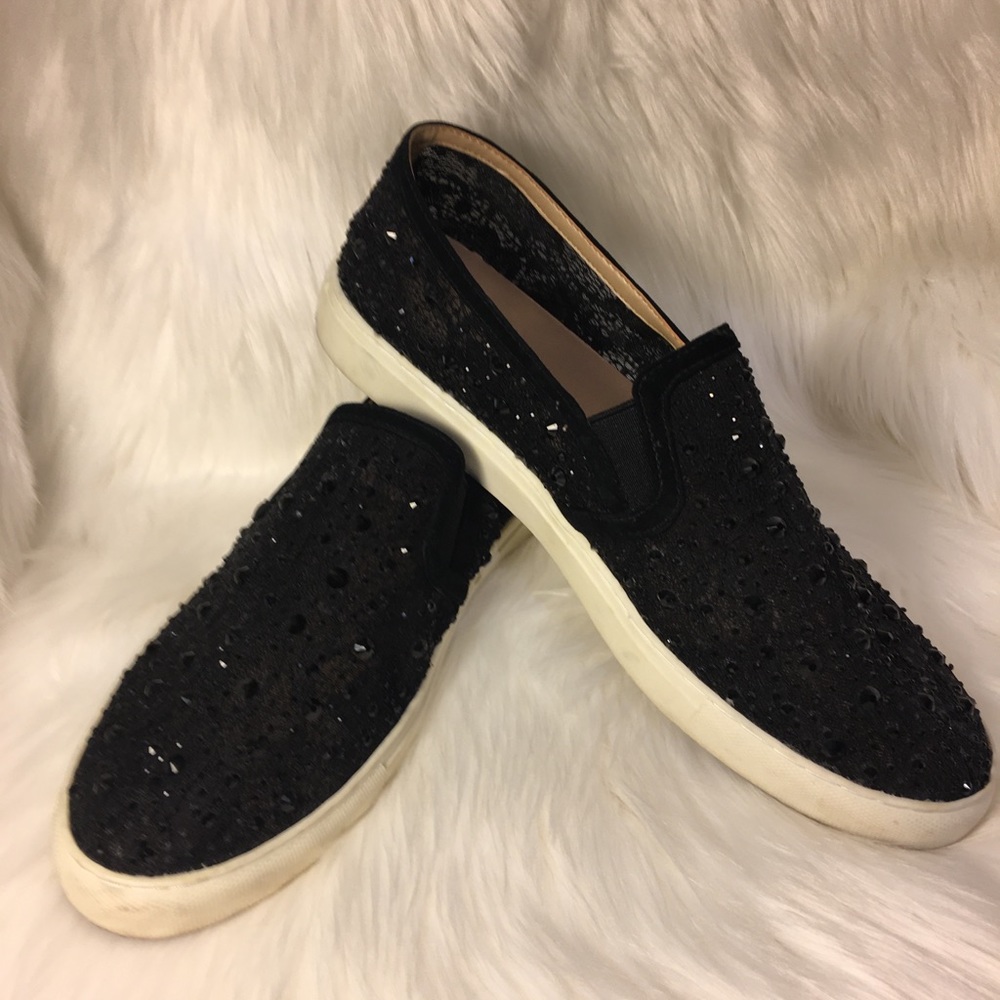 Antonio Melani Garner Lace Rhinestone Slip On